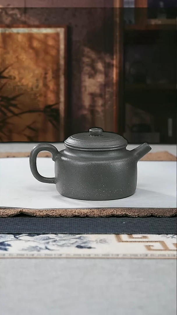 茶杯紫砂猫***?天青德钟