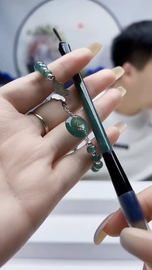 颈饰未镶嵌翡翠jj-手链+毛笔多样性发其一7
