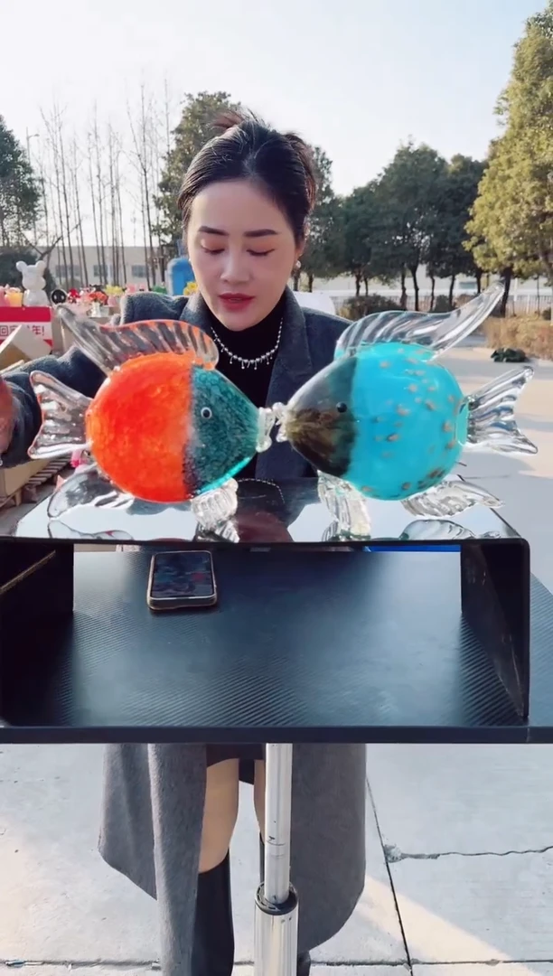 【闪购商品】玻璃XX-对鱼6