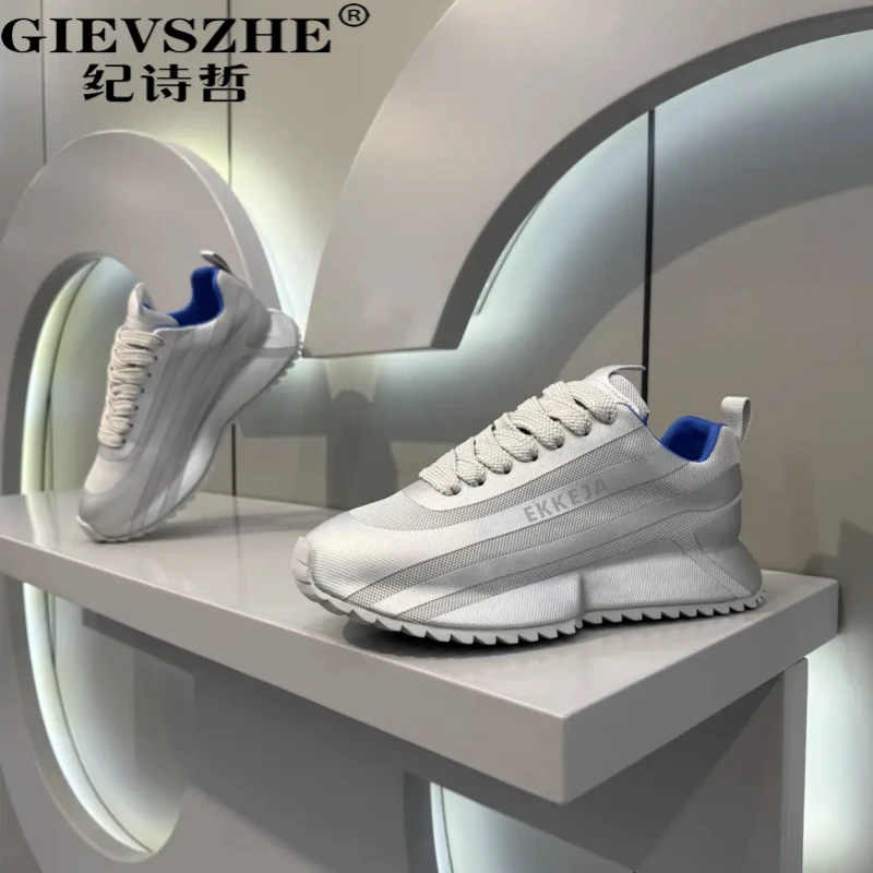 纪诗哲男士轻奢高端厚底增高阿甘鞋潮流百搭舒适透气运动冬季鞋子