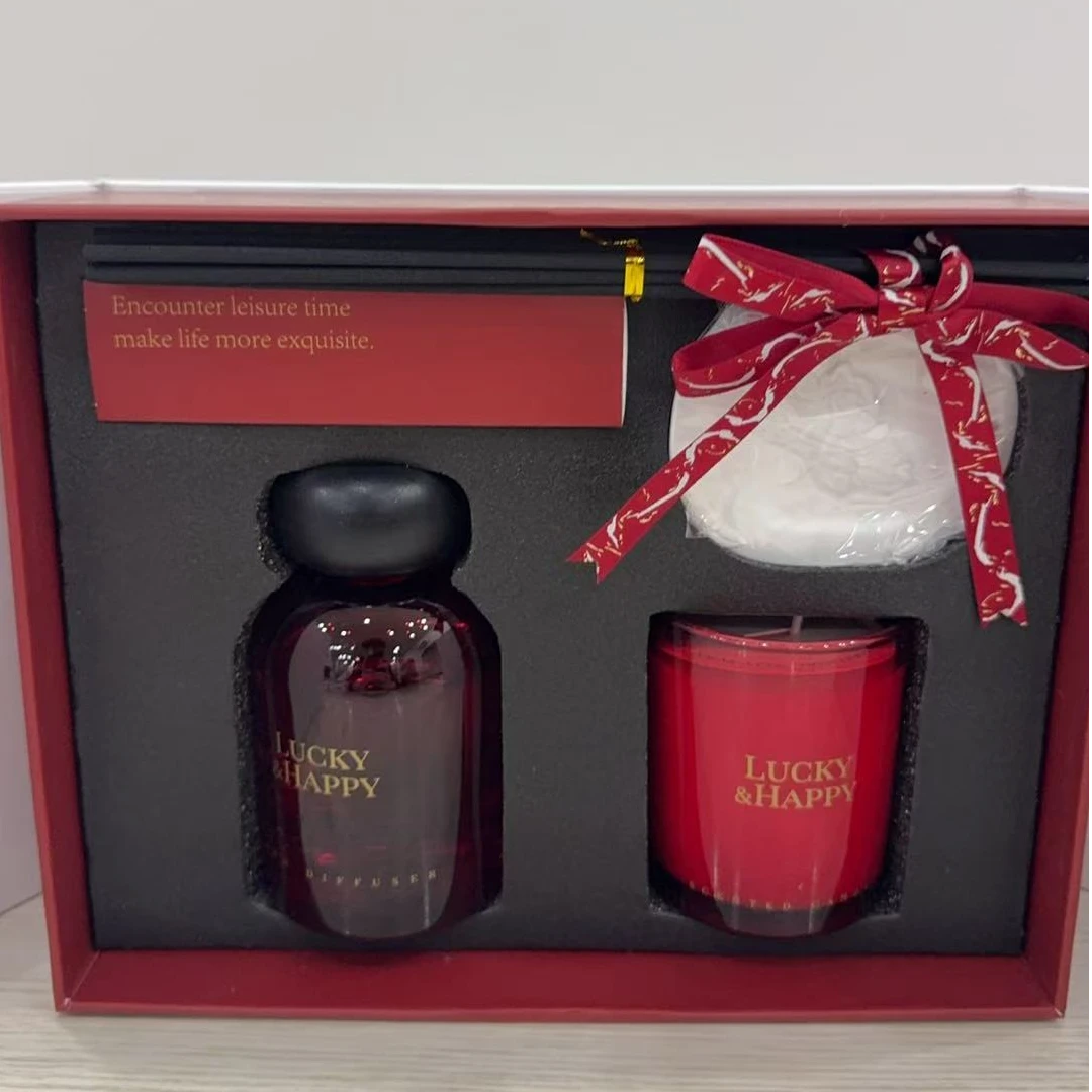 高级感香薰礼盒室内香氛无火香熏家用伴手礼A