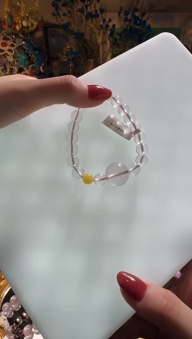 【闪购商品】水晶手串未镶嵌粉水晶手串