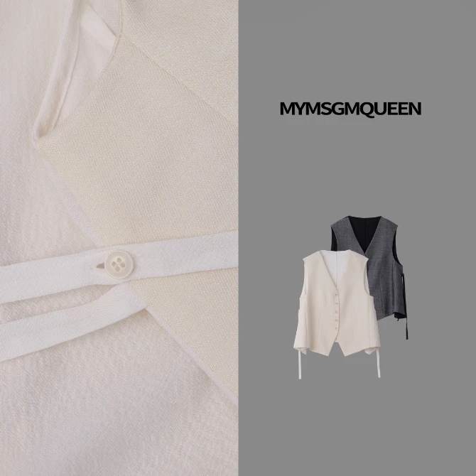 “静奢典范”文艺知性设计感马甲