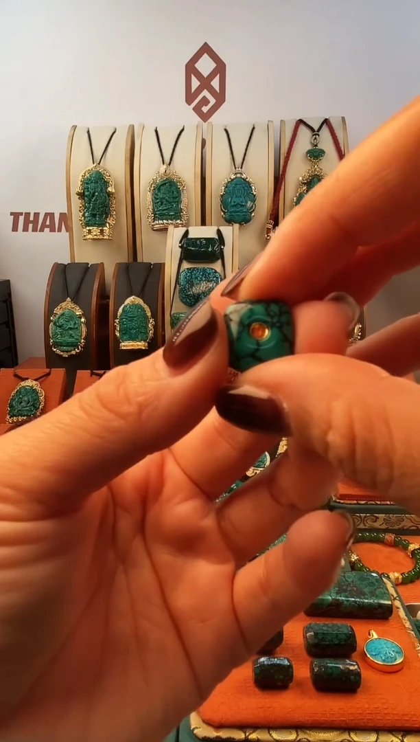 未镶嵌绿松石.网花 单颗  14*13mm