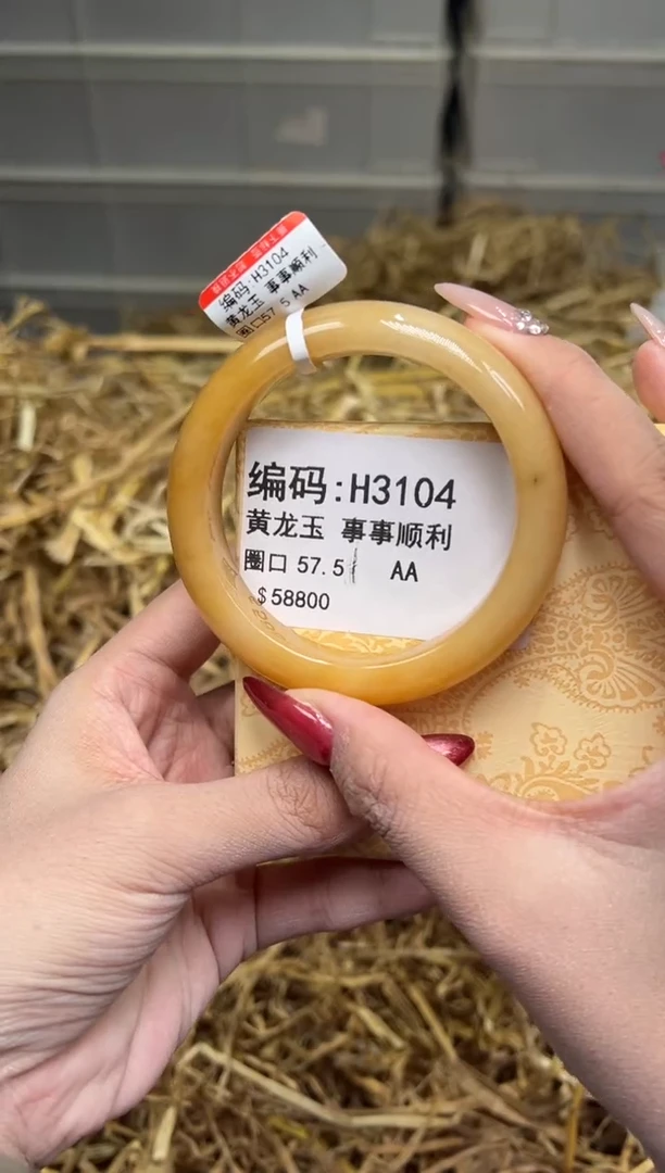 未镶嵌手镯石英质玉H3104