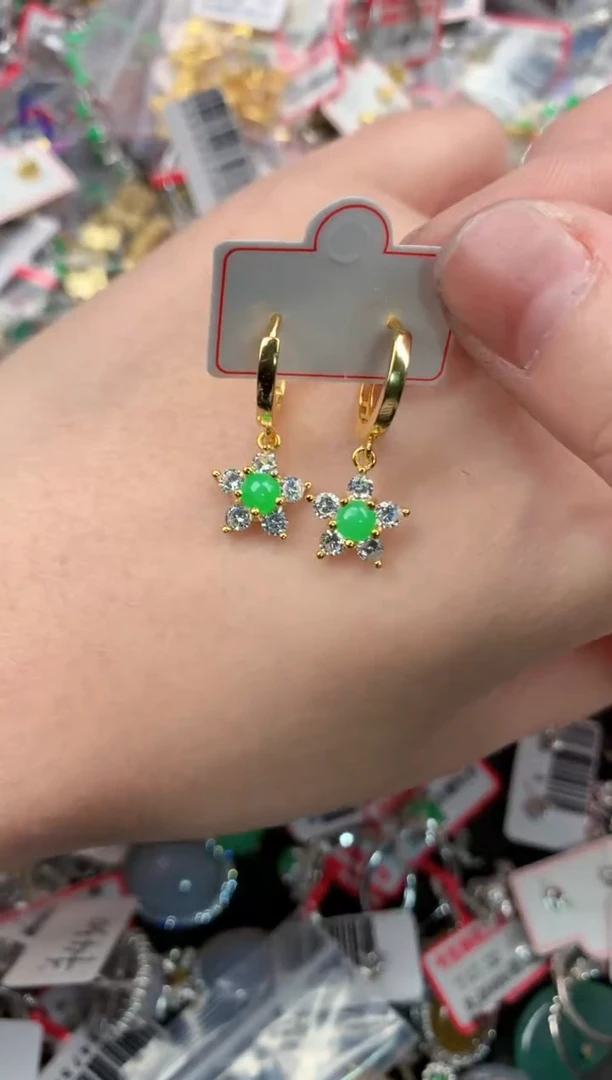 银S925镶嵌戒指翡翠11-11-11   5