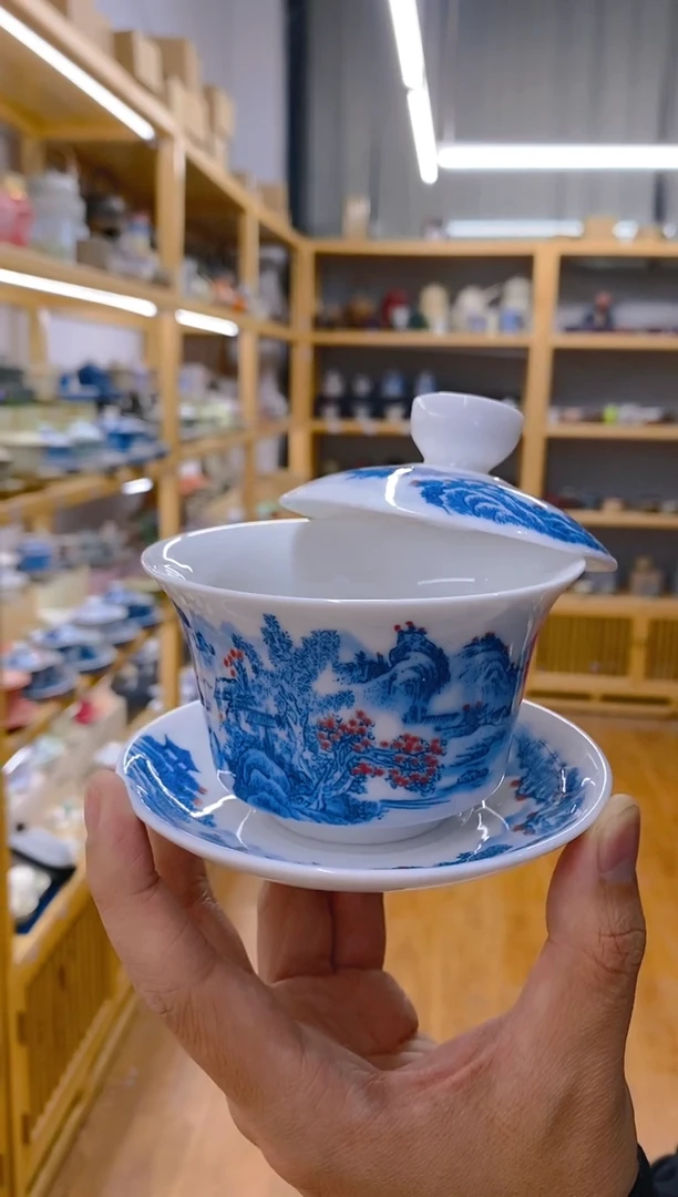 【闪购商品】高温烧制盖碗陶瓷3