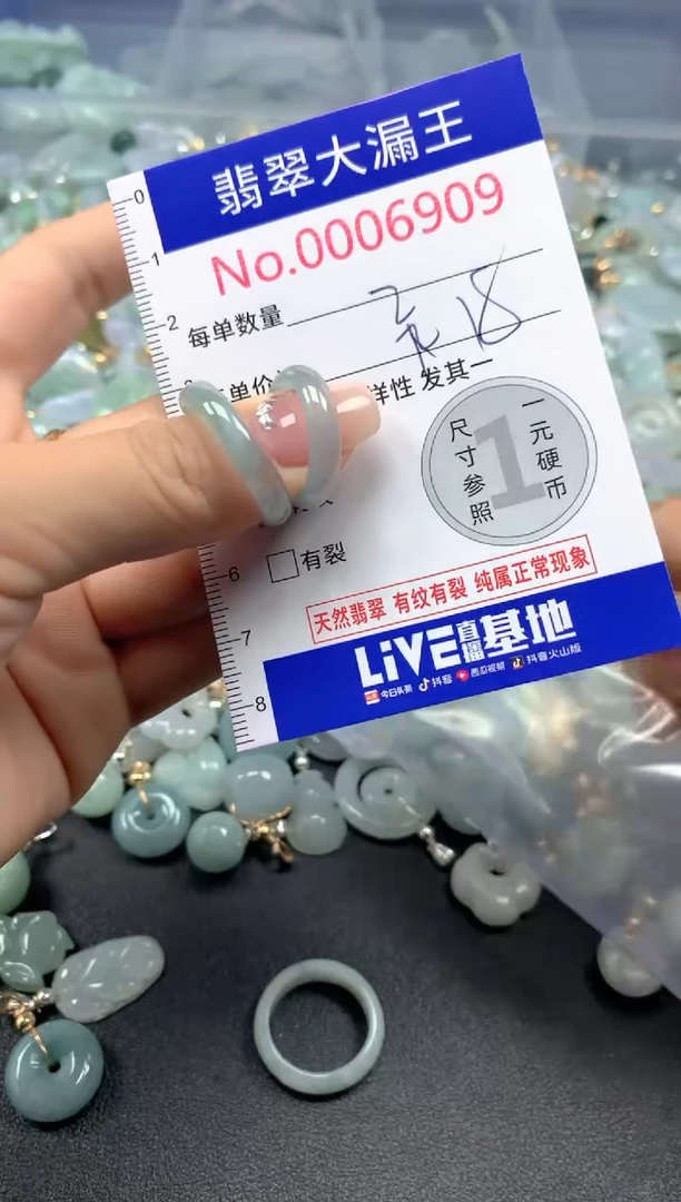 颈饰未镶嵌翡翠6909
