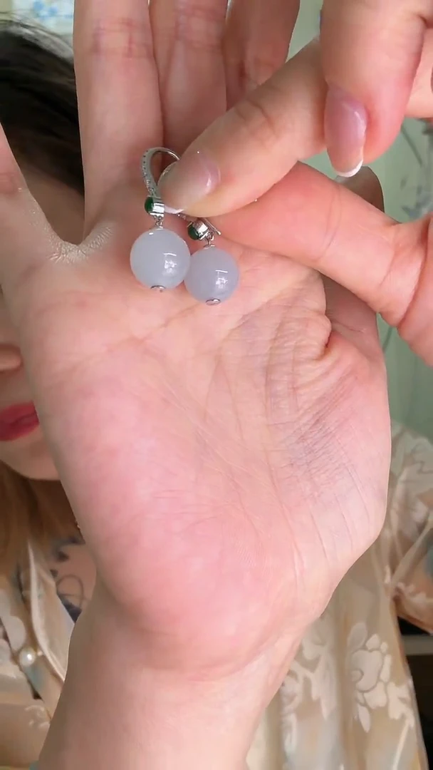 未镶嵌翡翠耳饰翡翠耳钩