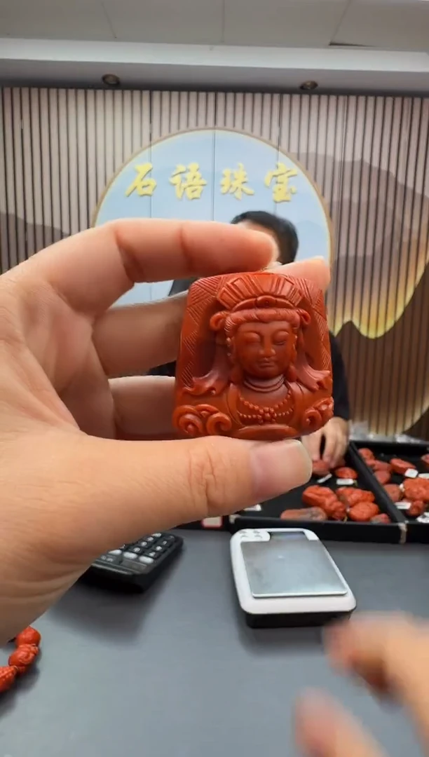 银S925镶嵌雕刻南红玛瑙149ZB0910产品一个