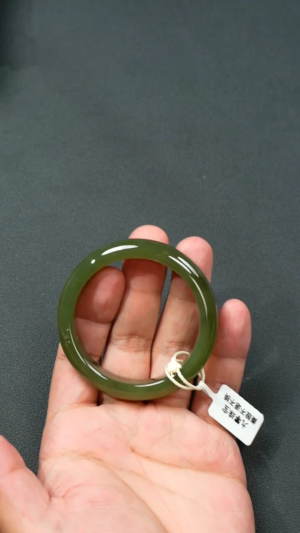 和田玉手镯未镶嵌A0034-52