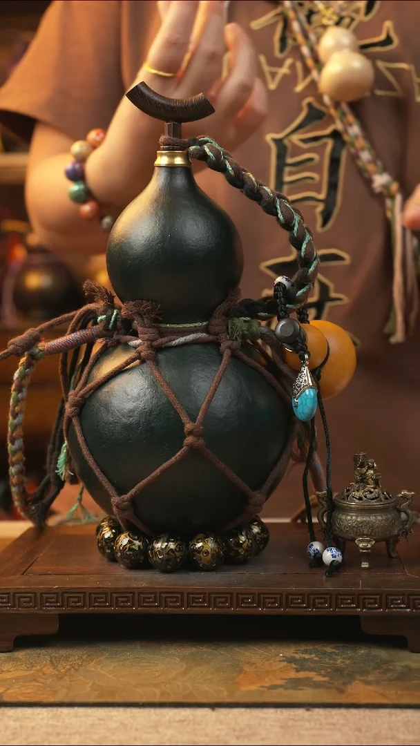 558大漆一物一拍记葫堂出品【不带手串】