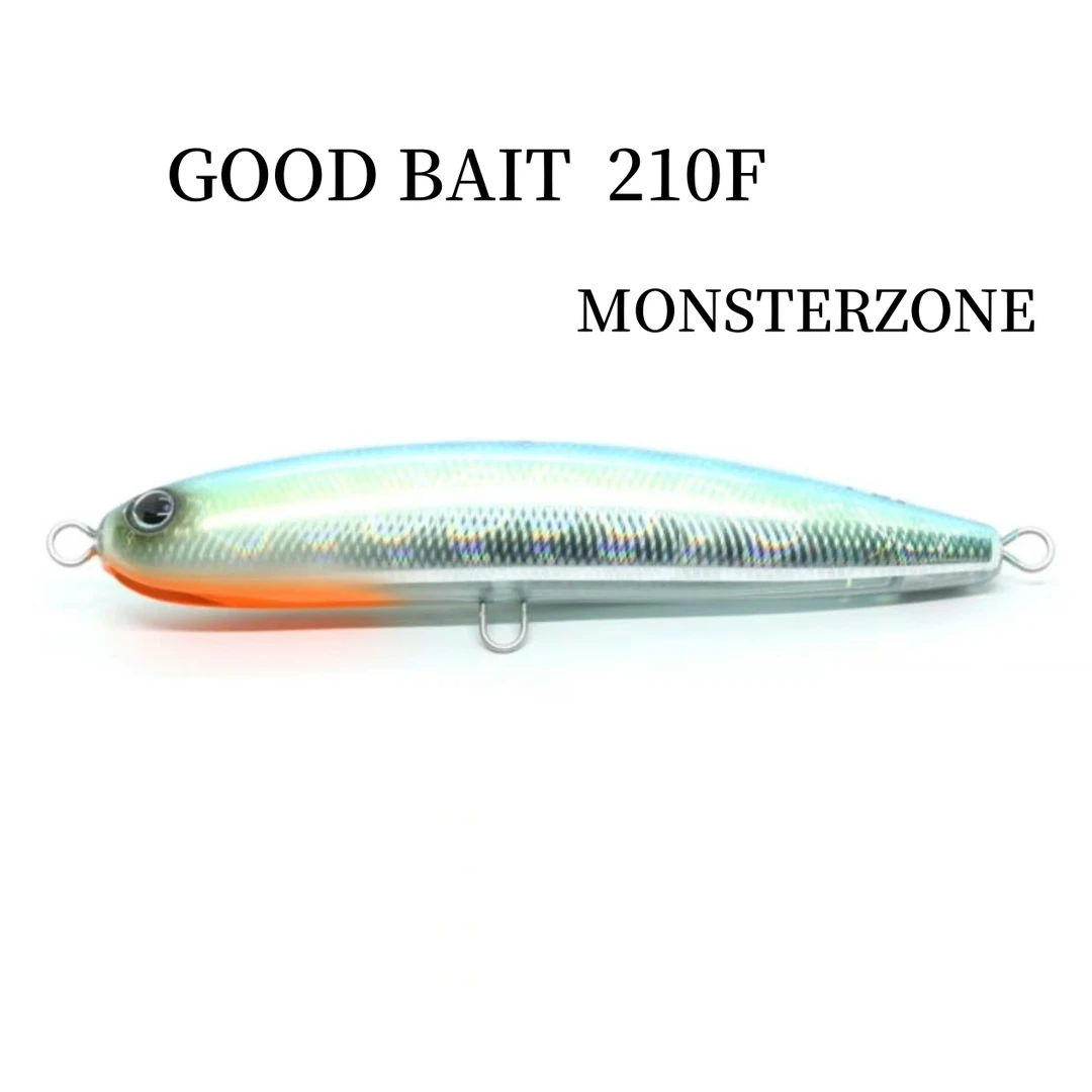 日本 GOOD BAIT 谷贝 新款浮水铅笔怪物地带 210F 黄鲣金枪巨物饵