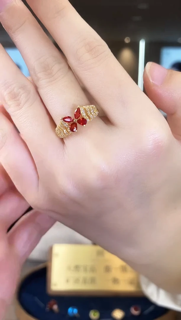 【闪购商品】蓝宝石戒指银S925镶嵌04