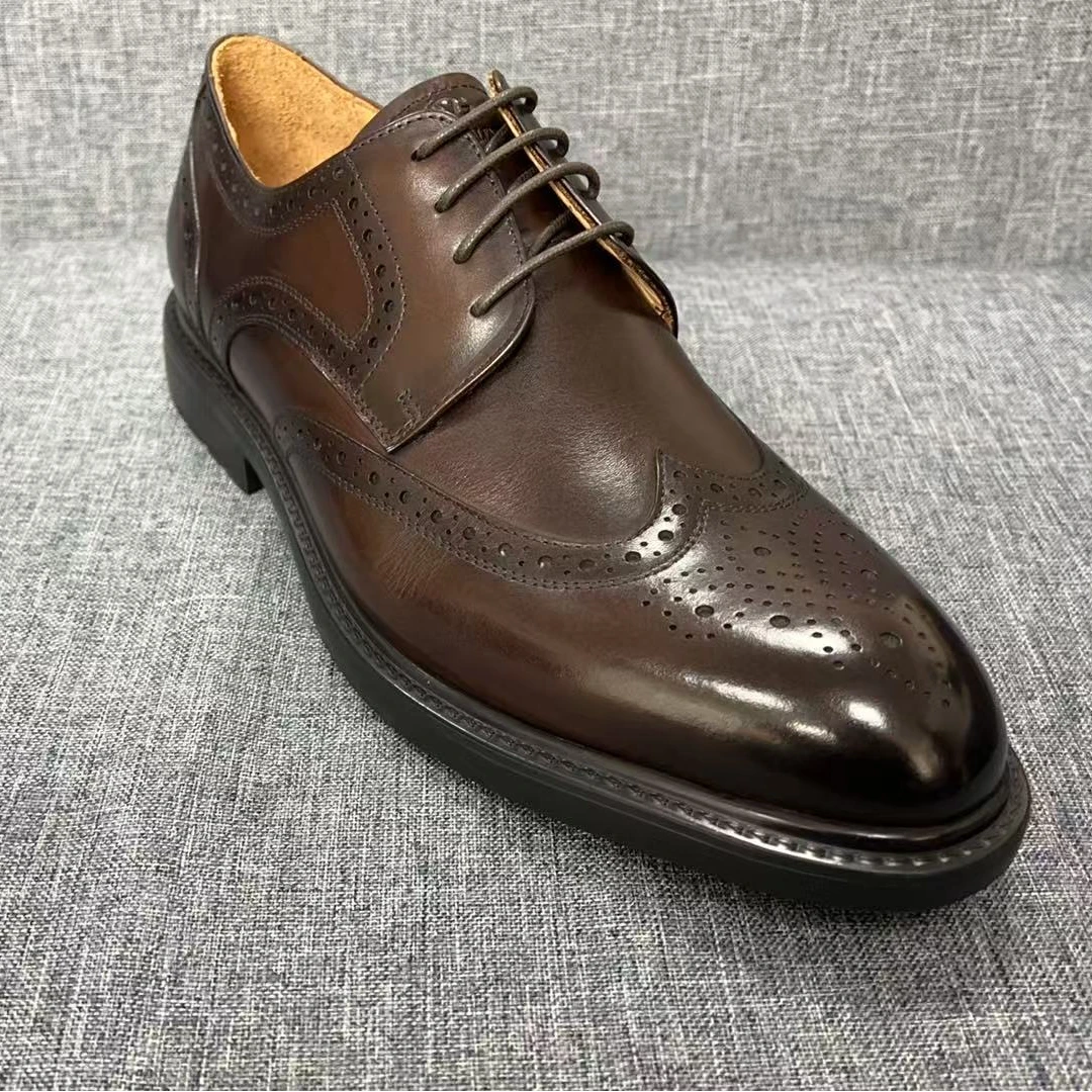 尊龙 时尚百搭黑厚底休闲运动鞋夏季透气潮鞋 610