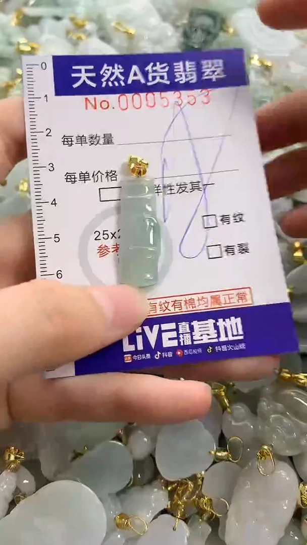 颈饰未镶嵌翡翠天然A货翡翠