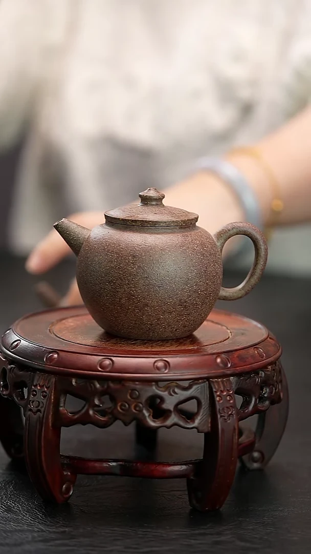 茶壶紫砂文人款全手工150cc