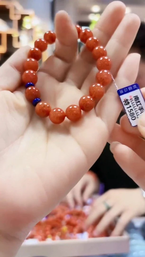 南红玛瑙未镶嵌颈饰手链10