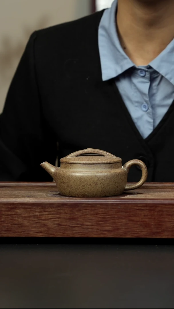 紫砂茶壶本绿柴烧 汉瓦