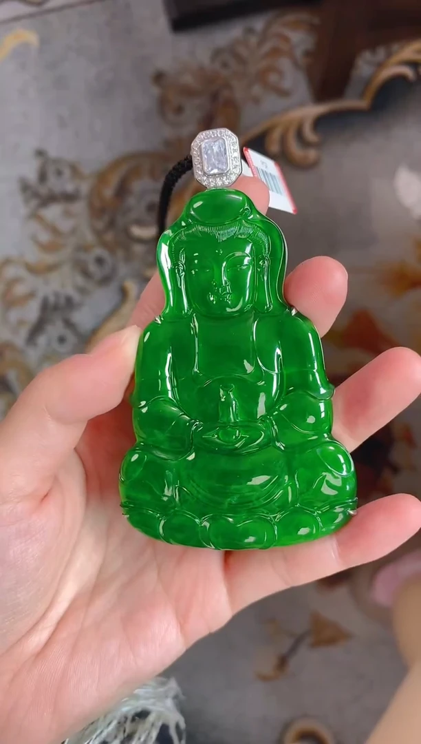 【闪购商品】翡翠颈饰未镶嵌天然A货翡翠z08