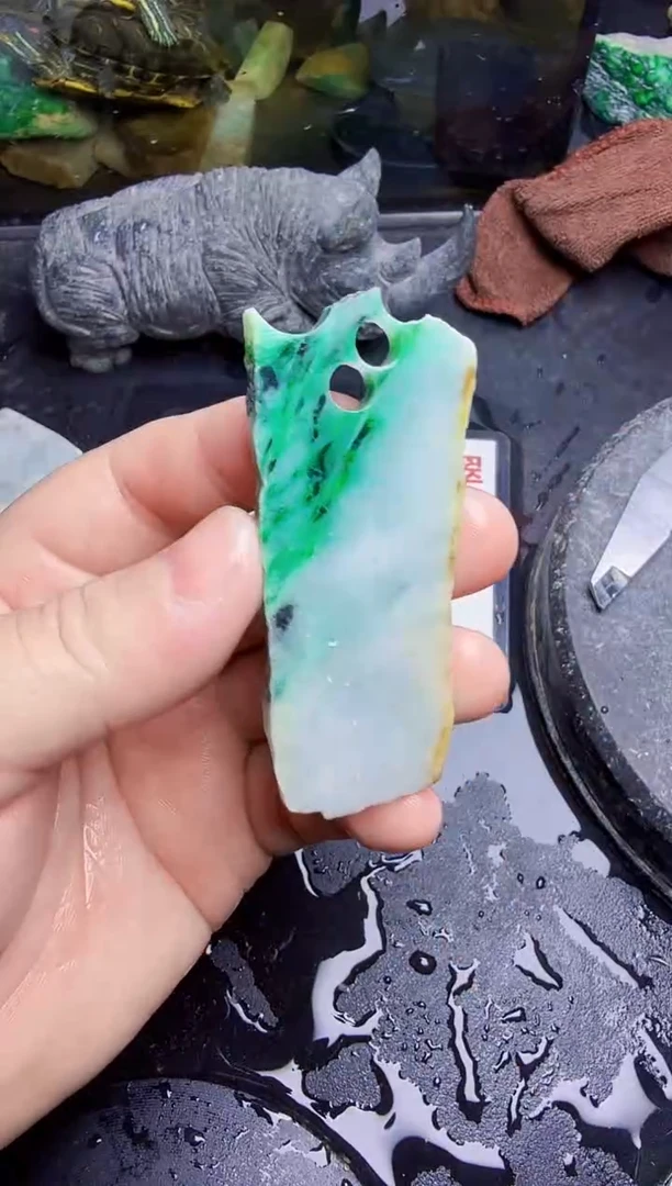 未镶嵌挂件翡翠天然翡翠109