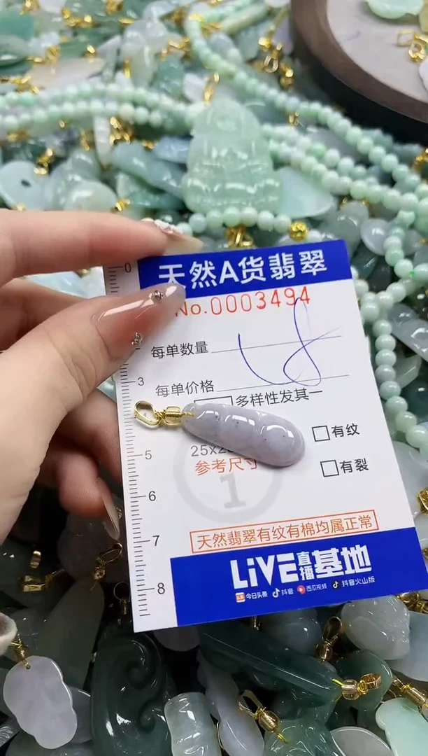 颈饰未镶嵌翡翠天然A货翡翠