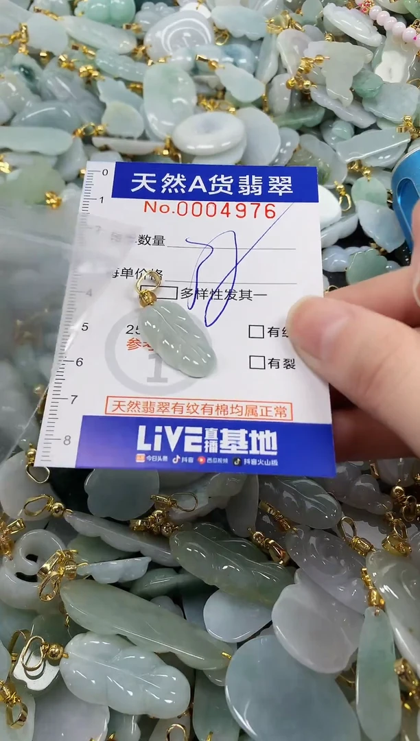 颈饰未镶嵌翡翠纯天然a货翡翠