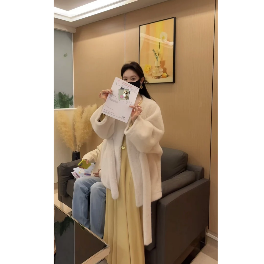 冬日夏云｜柔光滤镜暖呼呼皮毛一体毛毛外套