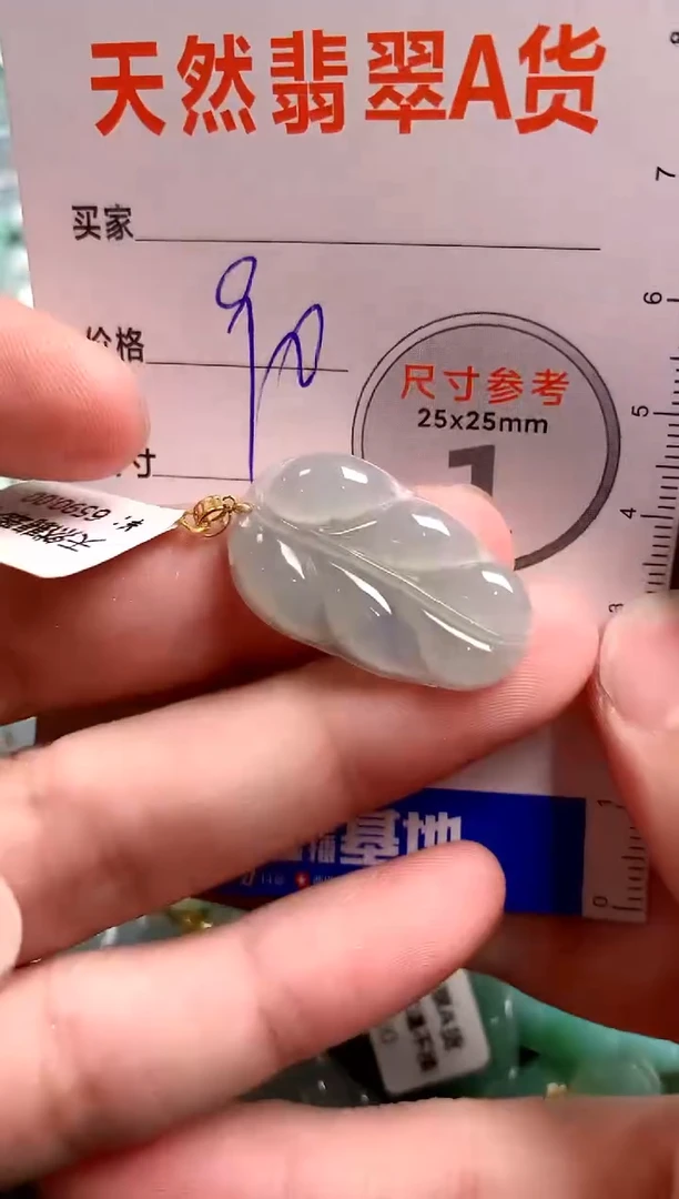 【闪购商品】翡翠颈饰18K金镶嵌13005842