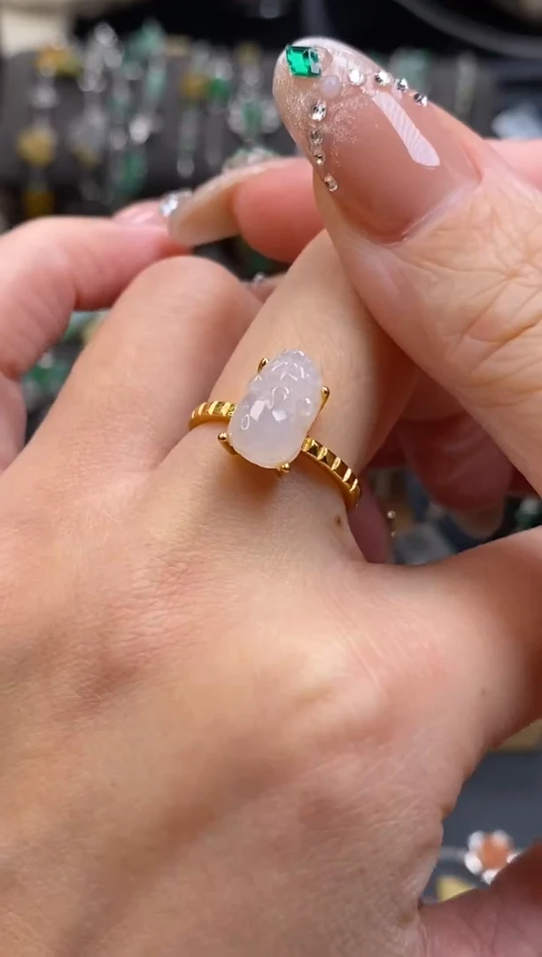 颈饰银S925镶嵌翡翠净货15528