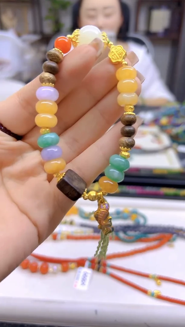 未镶嵌手链翡翠DIY款S680