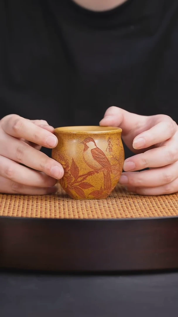 宜兴全手工紫砂杯