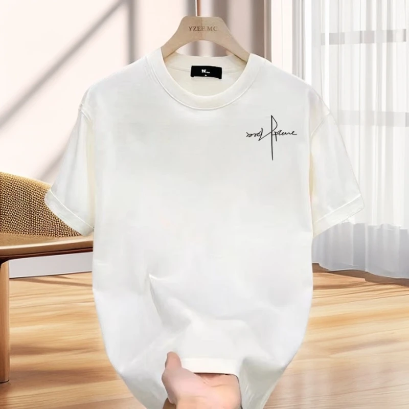 啄木鸟男士短袖男生上衣痞帅男装夏季宽松上衣打底夏季男t恤短袖