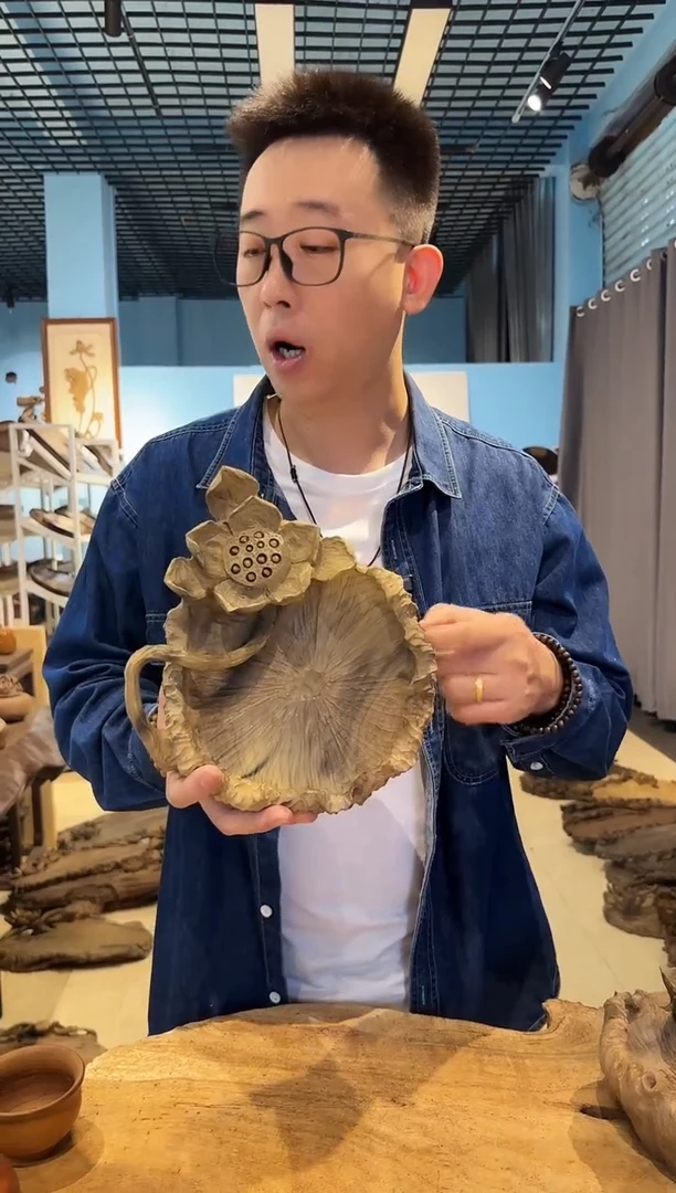 木322号乌木金丝楠果盘+0.8手串