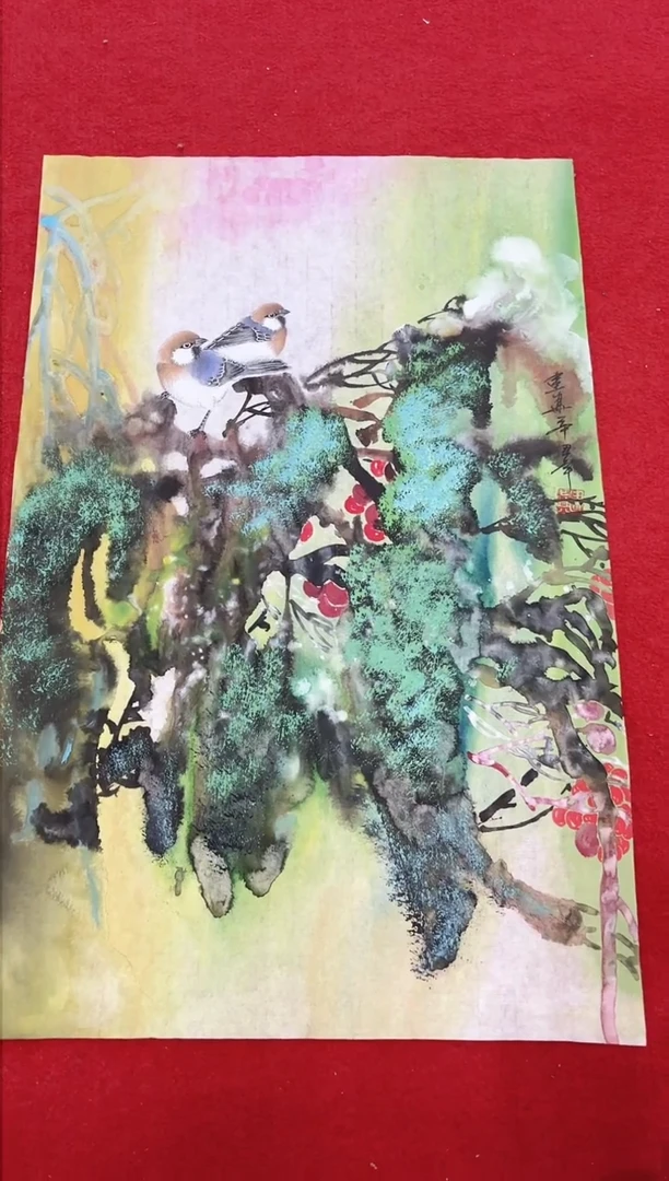 国画周建真老师绘画作品31-12