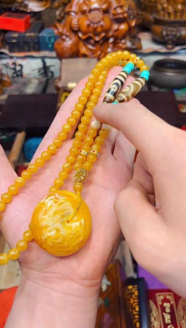 未镶嵌蜜蜡裸石1瑞哥专属高端精品69