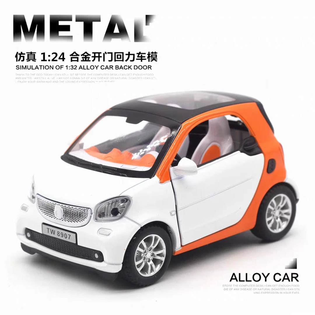 合金斯玛特 可开门 11.5厘米 回力模型玩具 袋装