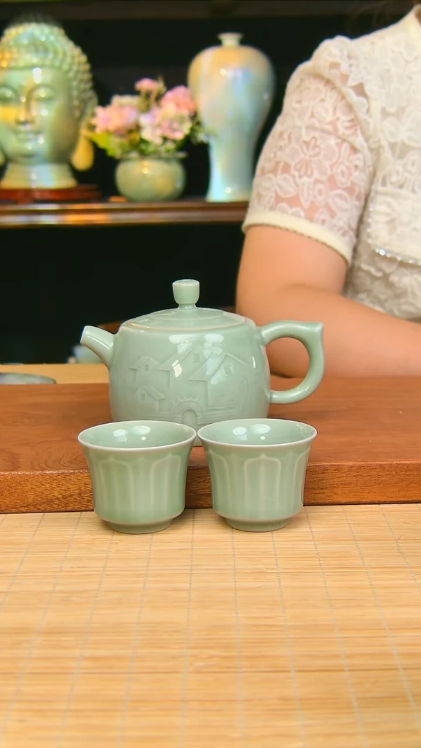 瓷片烟雨江南全手工一级品