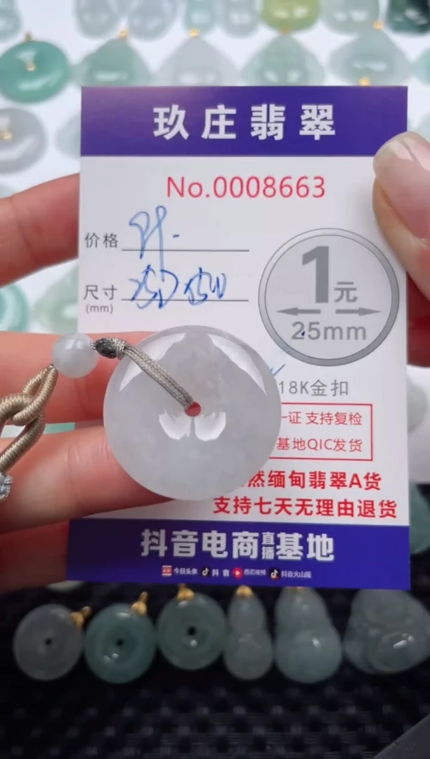 【闪购商品】翡翠颈饰未镶嵌天然缅甸翡翠