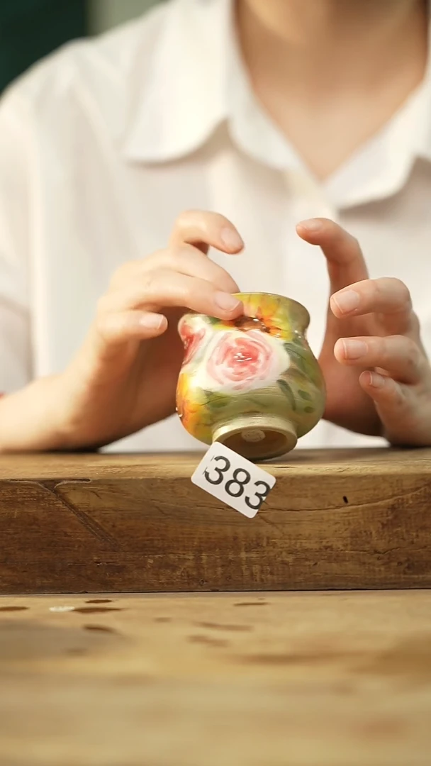 瓷片设计师手绘 釉中彩系列 是泥吖