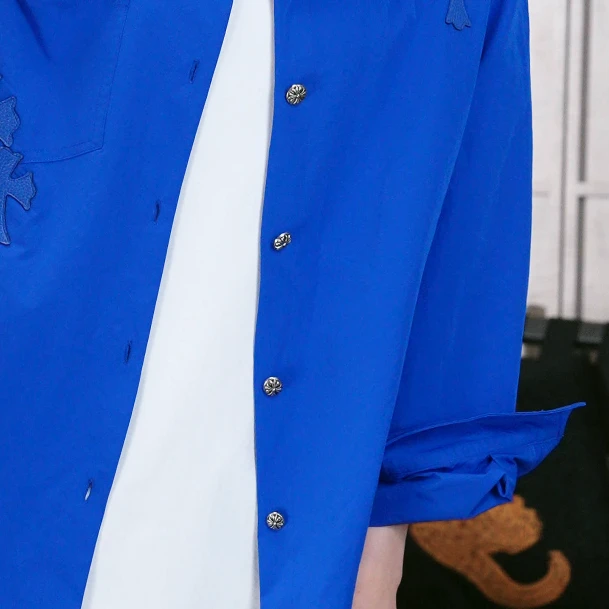 【绘尚D166LJ黛仪3118】通用休闲百搭情侣款个性衬衫 S253118