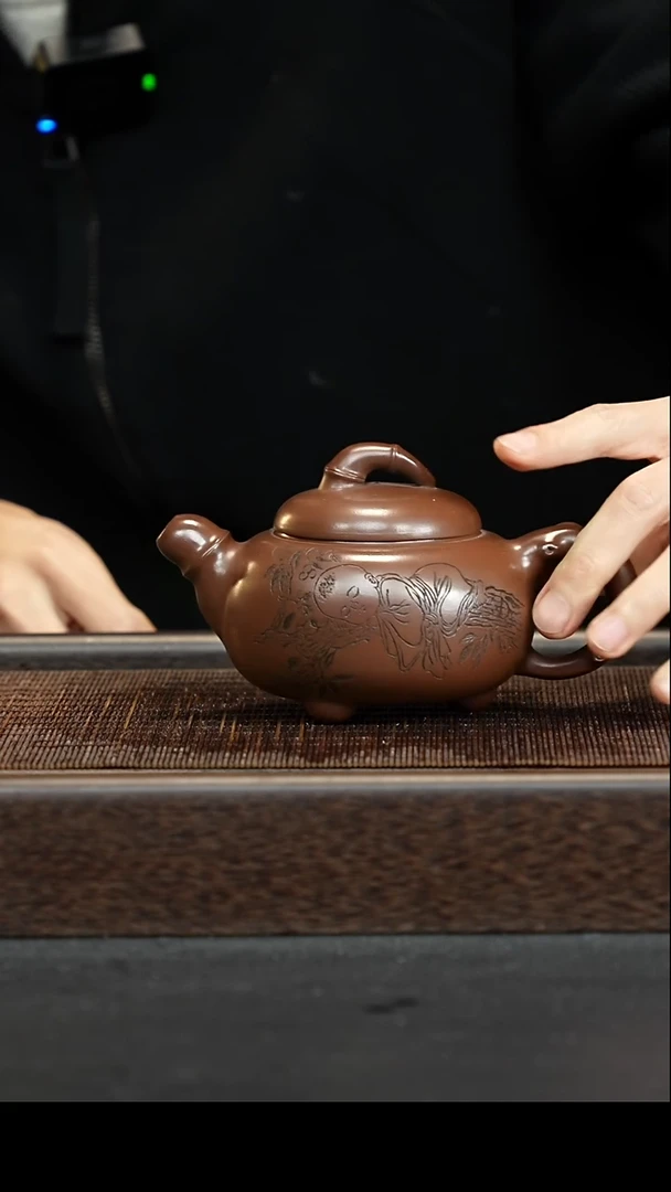 茶壶紫砂宜兴紫砂壶h13018