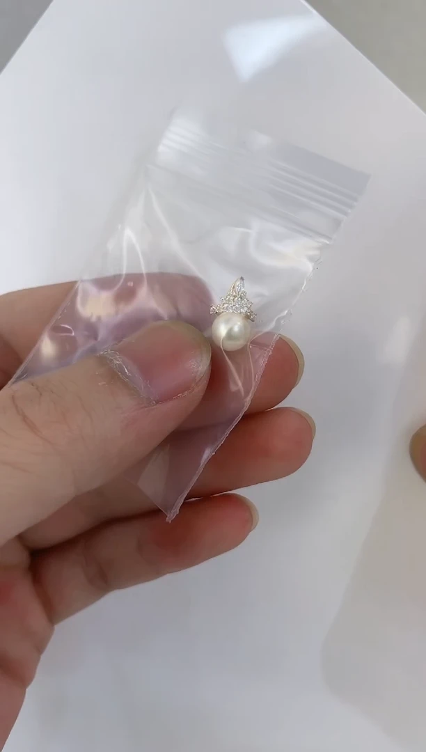 海水珍珠银S925镶嵌颈饰