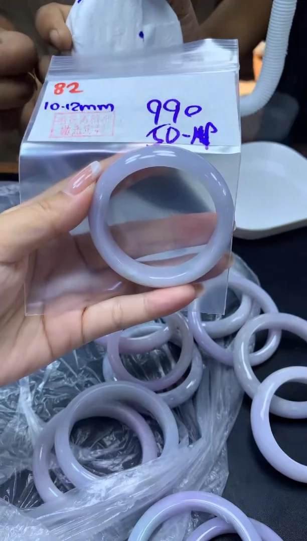 未镶嵌定制翡翠82手镯50+990元+拍一发一