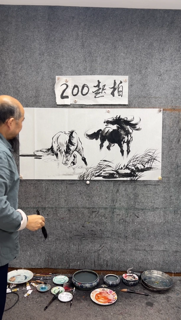 【闪购商品】国画风生水起  带收藏证书
