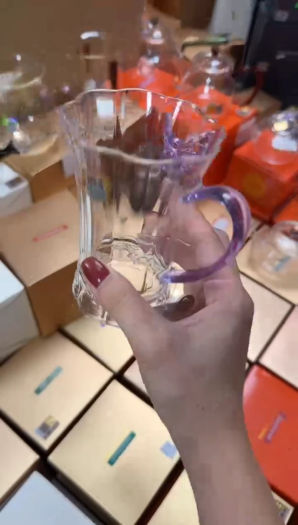 @@禾器晶彩幻蝶杯浅紫色