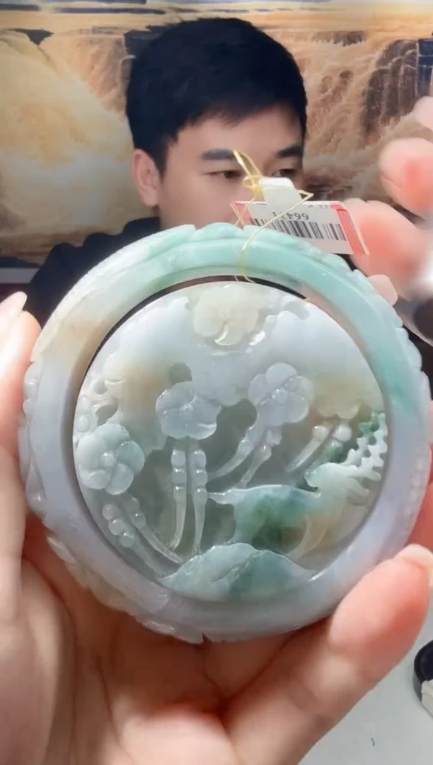 翡翠未镶嵌吊坠(不含链)136