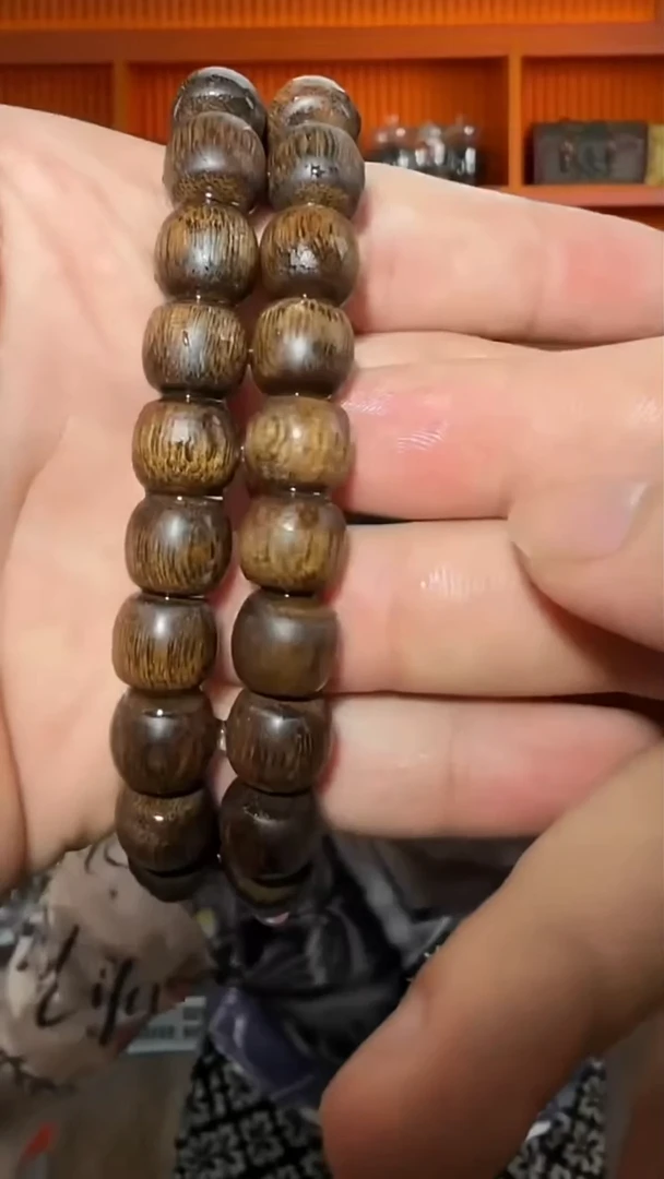 沉香手串30号沉水白伽罗1.1多样性发一