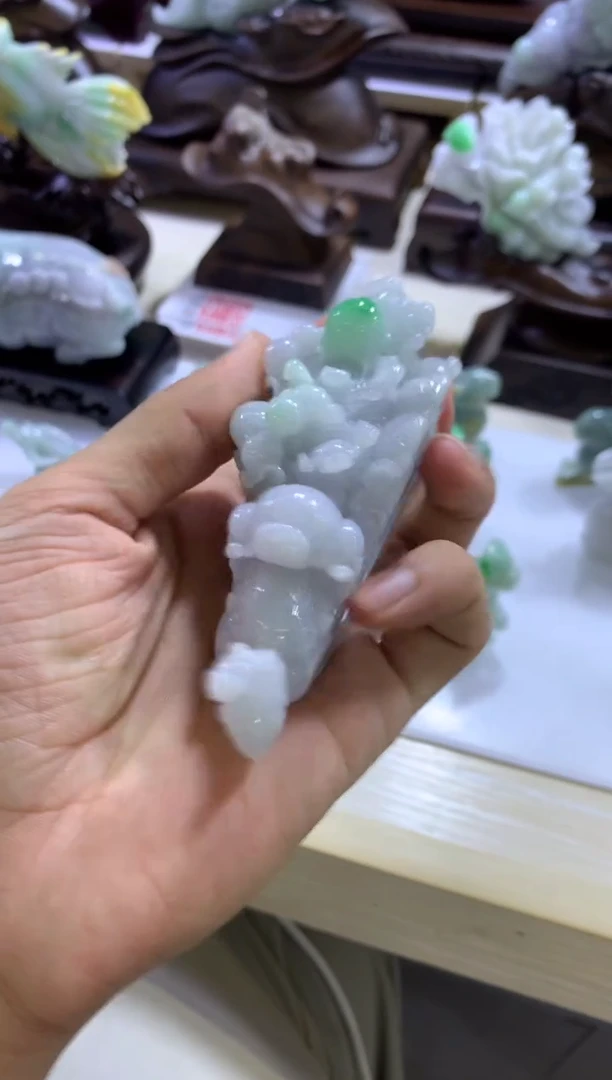 未镶嵌摆件翡翠用****3翡翠摆件