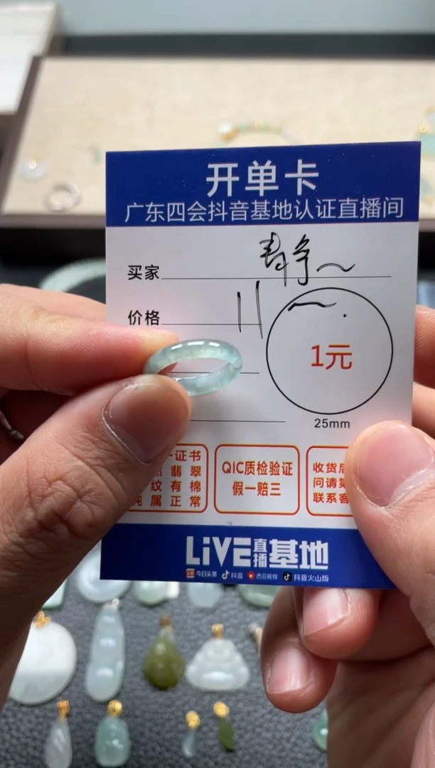 颈饰未镶嵌翡翠笙**逸挂件